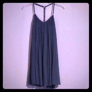 Abercrombie & Fitch blue flowy tank